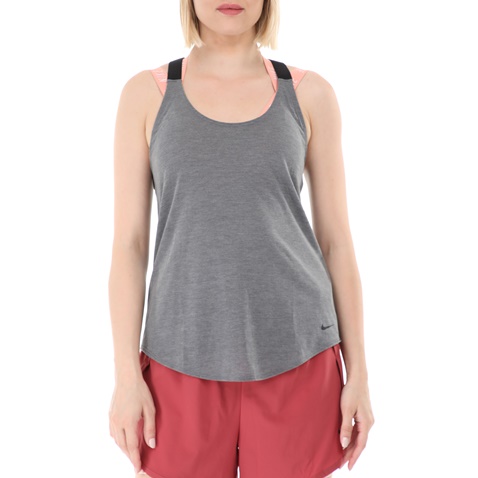 NIKE-Γυναικείο top NIKE DRY TANK ELASTIKA γκρι