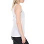 NIKE-Γυναικείο τοπ Nike Dri-FIT Open-Back λευκό