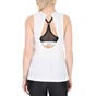 NIKE-Γυναικείο τοπ Nike Dri-FIT Open-Back λευκό
