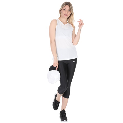 NIKE-Γυναικείο τοπ Nike Dri-FIT Open-Back λευκό