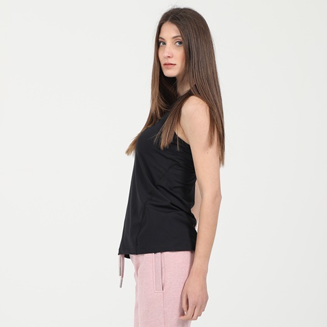 NIKE-Γυναικείο top NIKE AO9966 W NP TANK ALL OVER MESH μαύρο