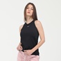 NIKE-Γυναικείο top NIKE AO9966 W NP TANK ALL OVER MESH μαύρο