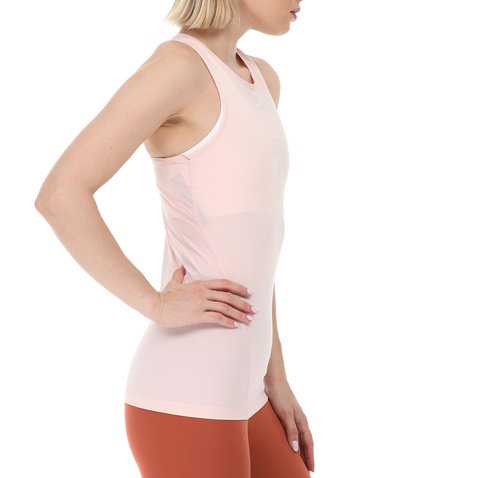 NIKE-Γυναικείο αθλητικό φανελάκι Nike Pro TANK ALL OVER MESH ροζ