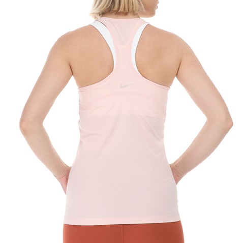 NIKE-Γυναικείο αθλητικό φανελάκι Nike Pro TANK ALL OVER MESH ροζ