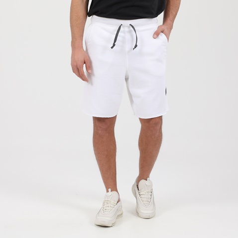 NIKE-Ανδρική αθλητική βερμούδα NIKE AR2375 M NSW SPE SHORT FT ALUMNI λευκή