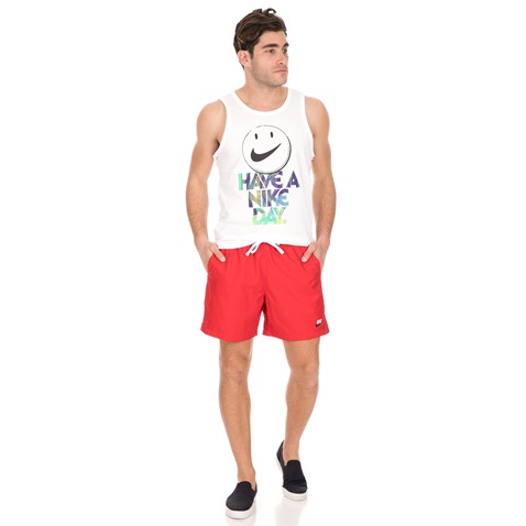 NIKE-Ανδρικό μαγιό σορτς NSW CE SHORT WVN FLOW κόκκινο