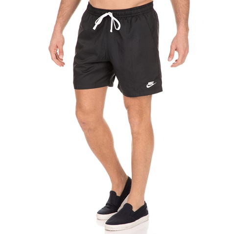 NIKE-Ανδρικό μαγιό σορτς NIKE NSW CE SHORT WVN FLOW μαύρο