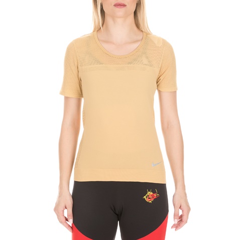 NIKE-Γυναικείο t-shirt NIKE INFINITE χρυσό
