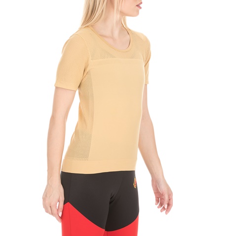 NIKE-Γυναικείο t-shirt NIKE INFINITE χρυσό