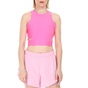 NIKE-Γυναικείο crop top NIKE TR TCH PCK TANK φούξια