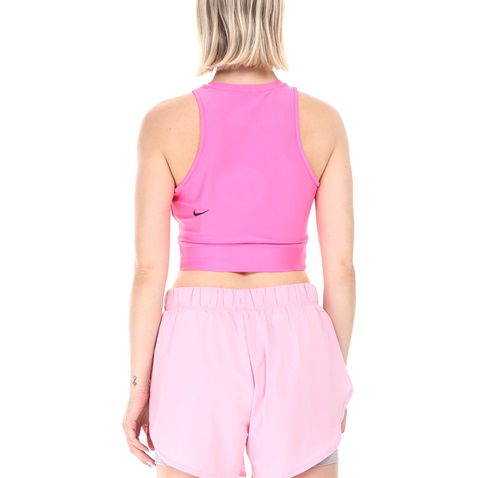 NIKE-Γυναικείο crop top NIKE TR TCH PCK TANK φούξια