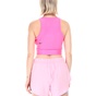 NIKE-Γυναικείο crop top NIKE TR TCH PCK TANK φούξια