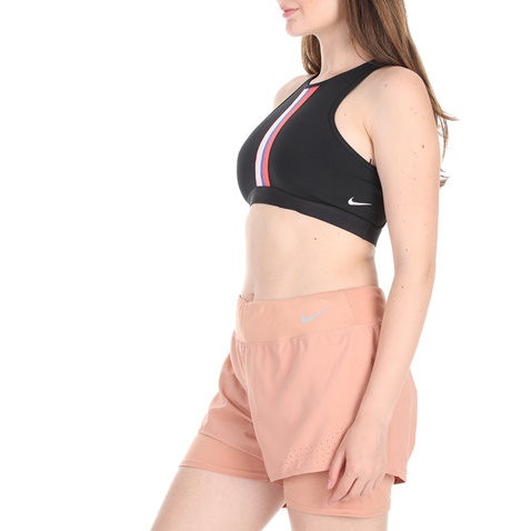 NIKE-Γυναικείο αθλητικό μπουστάκι NIKE GYM ELASTIC BRA μαύρο