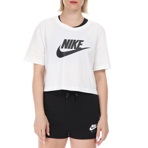 NIKE-Γυναικείο t-shirt ΝΙΚΕ NSW TEE ESSNTL CRP ICN FTR λευκό