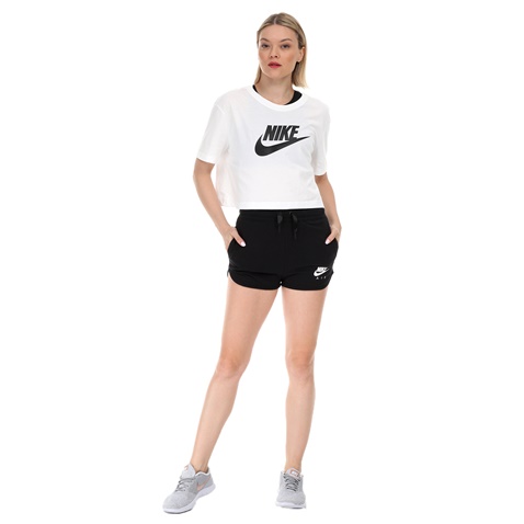 NIKE-Γυναικείο t-shirt ΝΙΚΕ NSW TEE ESSNTL CRP ICN FTR λευκό