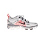 NIKE-Παιδικά παπούτσια running NIKE AIR VAPORMAX 2019 (GS) ασημί κόκκινα