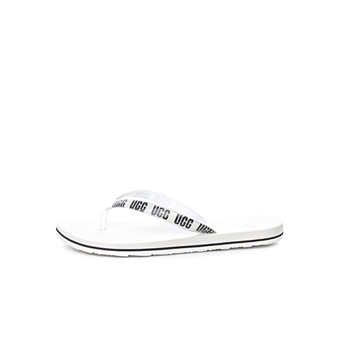 UGG-Γυναικείες σαγιονάρες UGG SIMI GRAPHIC λευκές
