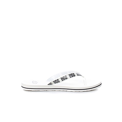 UGG-Γυναικείες σαγιονάρες UGG SIMI GRAPHIC λευκές