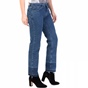 CALVIN KLEIN JEANS-Γυναικείο τζιν παντελόνι MID RISE STRAIGHT CALVIN KLEIN JEANS μπλε