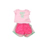 NIKE-Παιδικό σετ μπλούζα σορτς NIKE DF SS TEE & TEMPO SHORT ροζ πράσινο