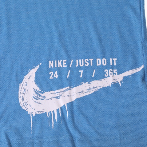 NIKE KIDS-Αγορίστικη κοντομάνικη μπλούζα NIKE BREATHE  HYPER DRY  μπλέ