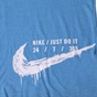 NIKE KIDS-Αγορίστικη κοντομάνικη μπλούζα NIKE BREATHE  HYPER DRY  μπλέ