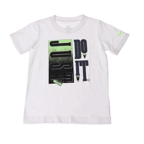 NIKE KIDS-Αγορίστικο κοντομάνικο μπλουζάκι NIKE RETRO JDI BBALL λευκό