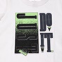 NIKE KIDS-Αγορίστικο κοντομάνικο μπλουζάκι NIKE RETRO JDI BBALL λευκό