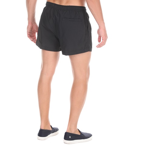 CK UNDERWEAR-Ανδρικό μαγιό σορτς CK UNDERWEAR DRAWSTRING μαύρο