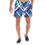 CK UNDERWEAR-Ανδρικό μαγιό σορτς CK UNDERWEAR MEDIUM DRAWSTRING-CS μπλε κίτρινο
