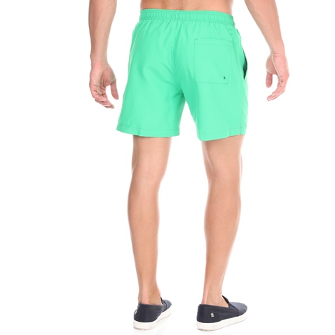 CK UNDERWEAR-Ανδρικό μαγιό σορτς CK UNDERWEAR MEDIUM DRAWSTRING πράσινο