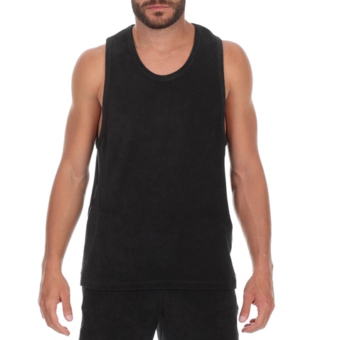 CK UNDERWEAR-Ανδρική φανέλα CK UNDERWEAR TOWELLING μαύρη