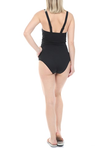 CK UNDERWEAR-Γυναικείο ολόσωμο μαγιό CK UNDERWEAR BANDEAU ONE PIECE-UW μαύρο