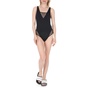 CK UNDERWEAR-Γυναικείο ολόσωμο μαγιό CK UNDERWEAR CHEEKY MESH ONE PIECE μαύρο