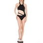CK UNDERWEAR-Γυναικείο ολόσωμο μαγιό SIDE SCOOP μαύρο