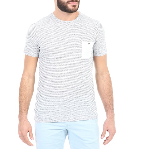 SSEINSE-Ανδρικό t-shirt SSEINSE λευκό μπλε