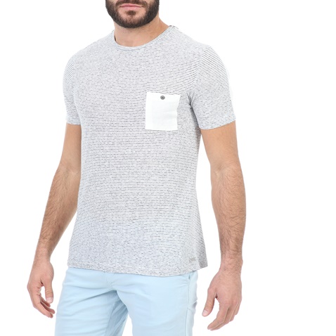 SSEINSE-Ανδρικό t-shirt SSEINSE λευκό μπλε
