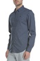 GARCIA JEANS-Ανδρικό μακρυμάνικο πουκάμισο GARCIA JEANS μπλε με print