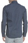 GARCIA JEANS-Ανδρικό μακρυμάνικο πουκάμισο GARCIA JEANS μπλε με print