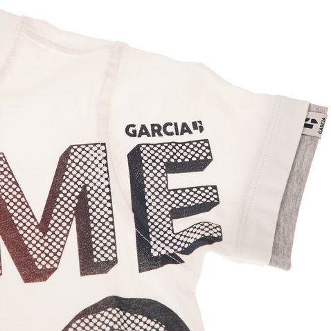 GARCIA JEANS-Παιδικό t-shirt για αγόρια GARCIA JEANS εκρού
