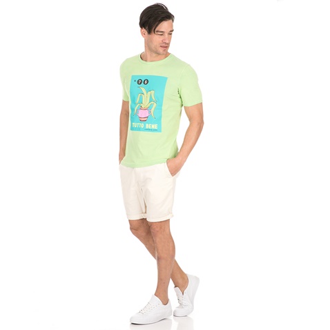 SCOTCH & SODA-Ανδρικό t-shirt SCOTCH & SODA πράσινο