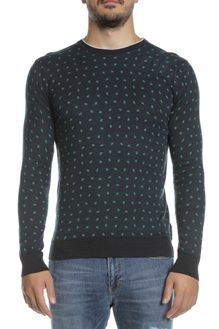 SCOTCH & SODA-Ανδρικό πουλόβερ SCOTCH & SODA μπλε