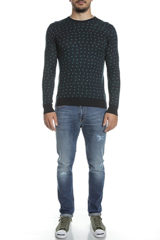 SCOTCH & SODA-Ανδρικό πουλόβερ SCOTCH & SODA μπλε