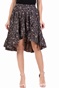 SCOTCH & SODA-Γυναικεία midi φούστα SCOTCH & SODA μαύρη floral