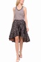SCOTCH & SODA-Γυναικεία midi φούστα SCOTCH & SODA μαύρη floral