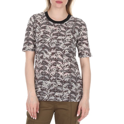 SCOTCH & SODA-Γυναικεία μπλούζα SCOTCH & SODA καφέ εκρού