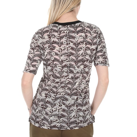 SCOTCH & SODA-Γυναικεία μπλούζα SCOTCH & SODA καφέ εκρού