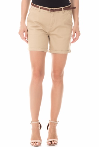 SCOTCH & SODA-Γυναικείο σορτς SCOTCH & SODA μπεζ