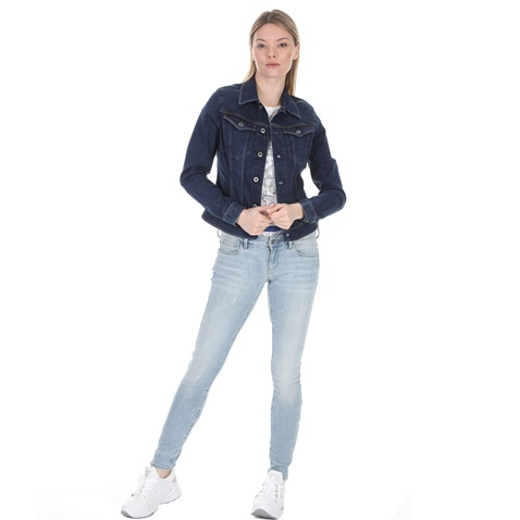 G-STAR RAW-Γυναικείο jean παντελόνι G-STAR RAW Deconst μπλε