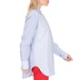G-STAR RAW-Γυναικείο πουκάμισο G-STAR RAW Core 1pkt bf μπλε λευκό